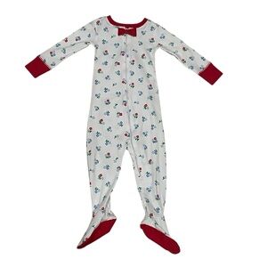 TBBC Beaufort Bonnet Company Myers Park Mini Floral with Richmond Red - 6-12M